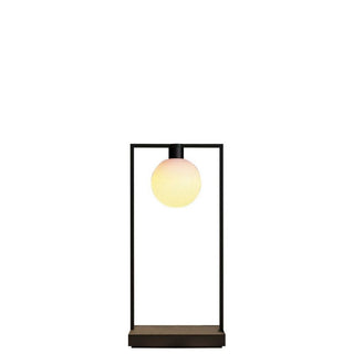 Artemide Curiosity 36 Sphere portable table lamp LED brown/black h. 36 cm. - Buy now on ShopDecor - Discover the best products by ARTEMIDE design