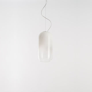 Artemide Gople Mini suspension lamp with white structure - Buy now on ShopDecor - Discover the best products by ARTEMIDE design
