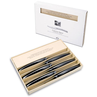 Coltellerie Berti Convivio Nuovo set 6 steak knives 626 black - Buy now on ShopDecor - Discover the best products by COLTELLERIE BERTI 1895 design