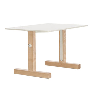 Magis Me Too Little Big adjustable baby table with ash legs and white top - Buy now on ShopDecor - Discover the best products by MAGIS ME TOO design