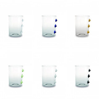 Zafferano Petoni Tumbler set 6 tumblers in different colours - Buy now on ShopDecor - Discover the best products by ZAFFERANO design