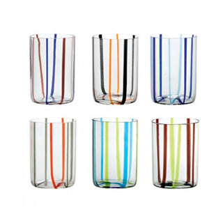 Zafferano Tirache Set 6 tumblers in different colours - Buy now on ShopDecor - Discover the best products by ZAFFERANO design