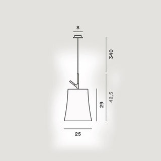 Foscarini Birdie Grande suspension lamp - Buy now on ShopDecor - Discover the best products by FOSCARINI design