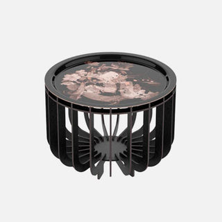 Ibride Extra-Muros Medusa 46 OUTDOOR coffee table with Lévitation Rose tray diam. 46 cm. - Buy now on ShopDecor - Discover the best products by IBRIDE design