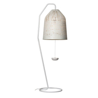 Karman Black Out floor lamp with stem and lampshade in fiberglass OUTDOOR - Buy now on ShopDecor - Discover the best products by KARMAN design