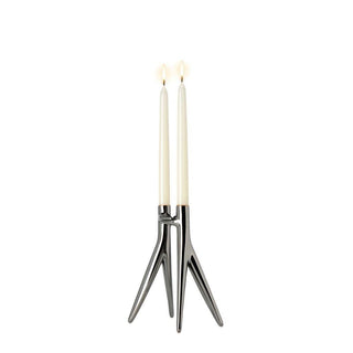 Kartell Abbracciaio candlestick Kartell Gunmetal CF - Buy now on ShopDecor - Discover the best products by KARTELL design