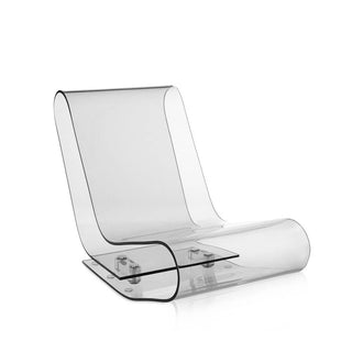 Kartell LCP transparent chaise longue for indoor use - Buy now on ShopDecor - Discover the best products by KARTELL design