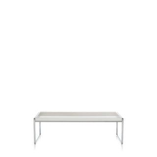 Kartell Trays rectangular side table 80x40 cm. Kartell White 03 - Buy now on ShopDecor - Discover the best products by KARTELL design