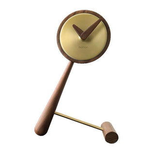 Nomon Mini Puntero table clock Brass - Buy now on ShopDecor - Discover the best products by NOMON design
