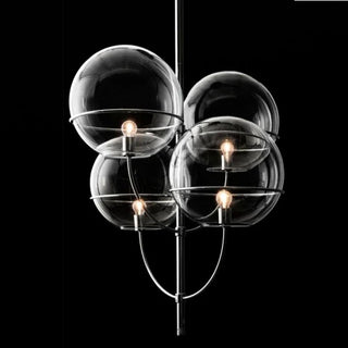 OLuce Lyndon 450 suspension lamp chrome by Vico Magistretti - Buy now on ShopDecor - Discover the best products by OLUCE design