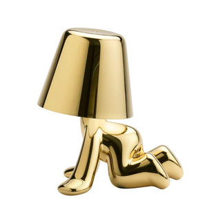 Qeeboo Golden Brothers Ron portable LED table lamp - Buy now on ShopDecor - Discover the best products by QEEBOO design