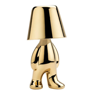 Qeeboo Golden Brothers Tom portable LED table lamp - Buy now on ShopDecor - Discover the best products by QEEBOO design