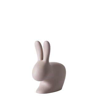 Qeeboo Rabbit Chair Baby in the shape of a rabbit Qeeboo Dove grey - Buy now on ShopDecor - Discover the best products by QEEBOO design
