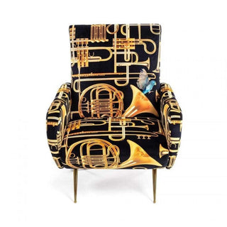 Seletti Toiletpaper Armchair Trumpets - Buy now on ShopDecor - Discover the best products by TOILETPAPER HOME design