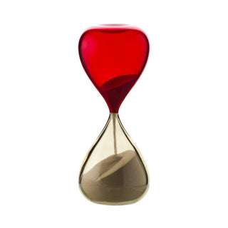 Venini Clessidra 420.06 hourglass straw yellow-red h. 25 cm. - Buy now on ShopDecor - Discover the best products by VENINI design