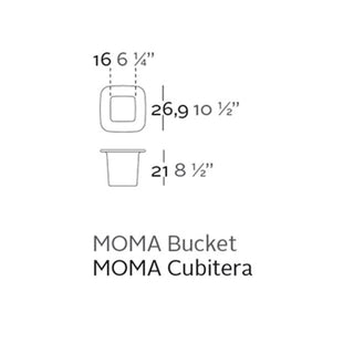 Vondom Noma Cubitera ice bucket white by Javier Mariscal - Buy now on ShopDecor - Discover the best products by VONDOM design