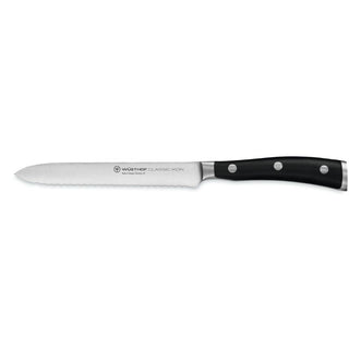 Wusthof Classic Ikon sausage knife 14 cm. black - Buy now on ShopDecor - Discover the best products by WÜSTHOF design
